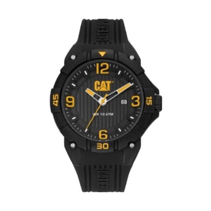 CAT DRIFT LW-161-21-137 Black Silicone Band 10ATM 45MM Analog Watch